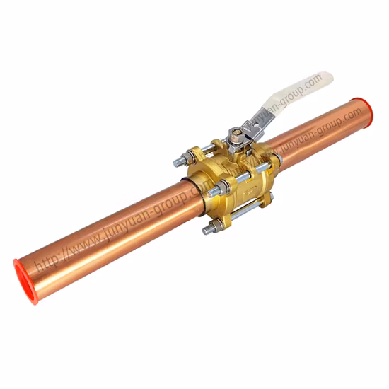 의료용 산소 격리 황동 볼 밸브 잠글 수 있는 라인 밸브 산소 청소용 연장 플러그가 있는 의료용 차단 볼 밸브